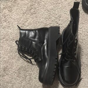Black Combat Boots